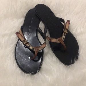 Burberry flip flops